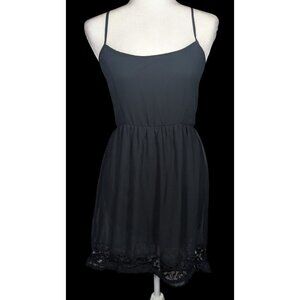 Six Degrees Of Separation Gothic Summer Dress With Lace Accents